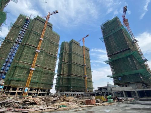 美好如約 漸入 家 境 一區(qū)單體住宅全面驗(yàn)收中 工程掃尾倒計(jì)